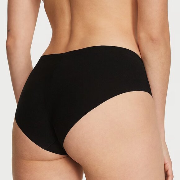 Victoria's Secret No-Show Lace Hiphugger Panty Black XL NEW - Picture 3 of 3